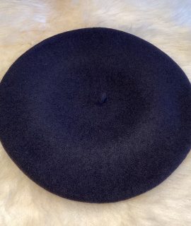 Wollen baret navy