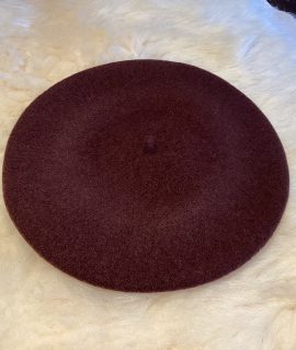 Wollen baret bruin