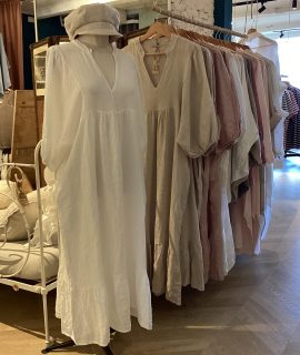 Linnen jurk vintage stijl