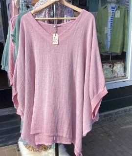 Oversized linnenmix tuniek ( meerdere kleuren)