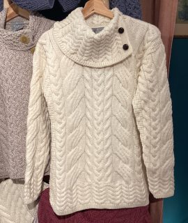 Aran coltrui van 100% merinowol