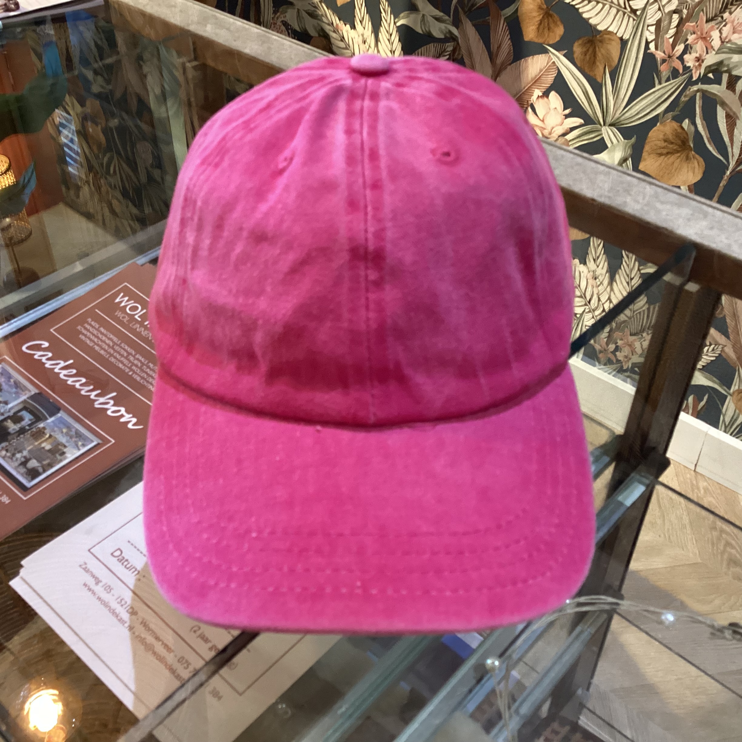 Baseballcap stonewashed katoen - Afbeelding 7