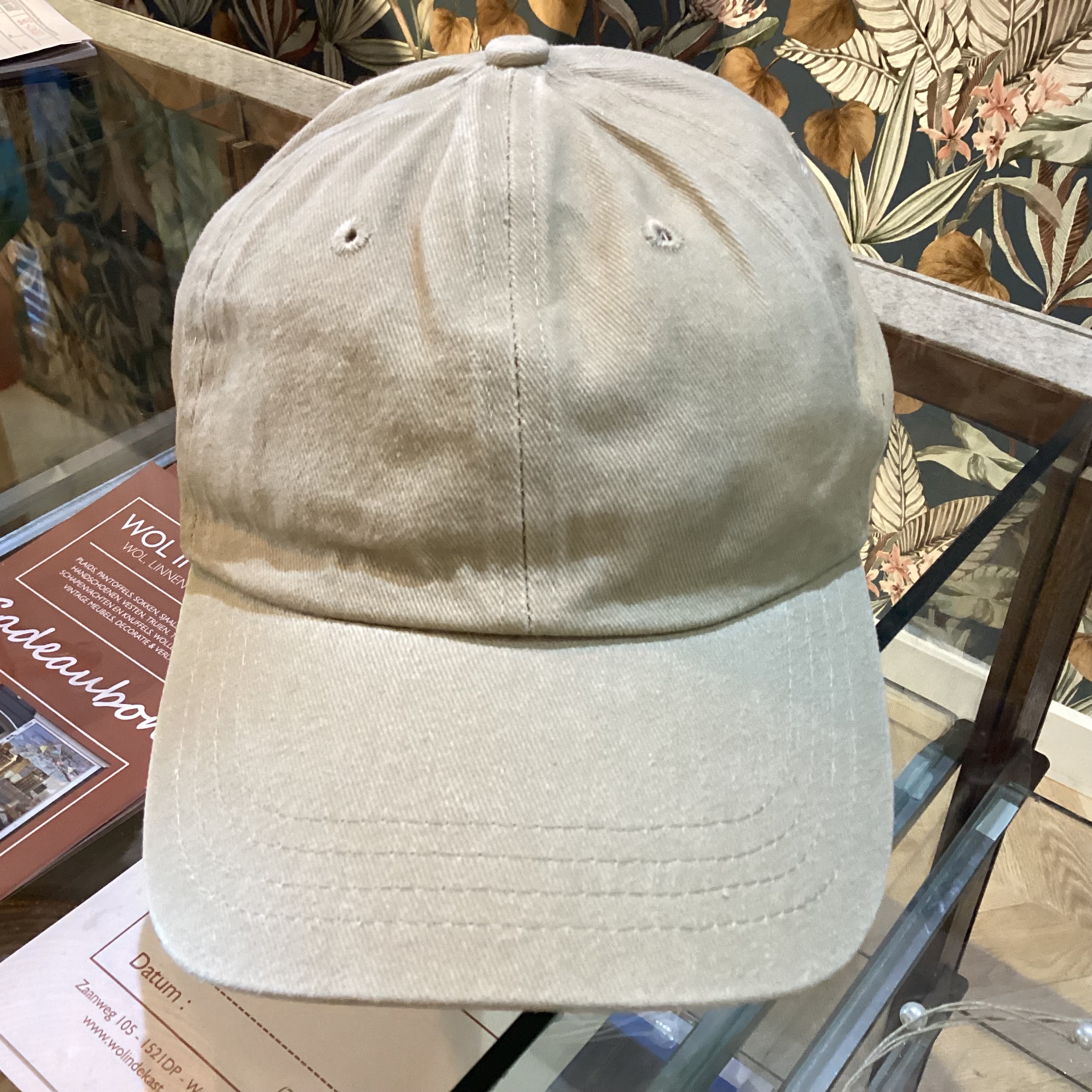 Baseballcap stonewashed katoen - Afbeelding 6