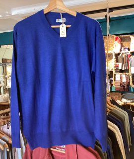 Cashmere mix V-hals trui