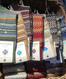 Burlington Fair Isle sokken (wolmix)