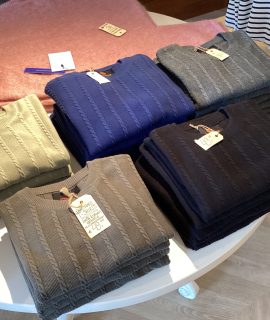 Gebreide katoenen t-shirts