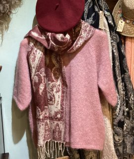 Trui van mohair/alpacawolmix
