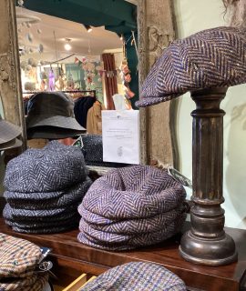 Newsboy cap van Donegal tweed