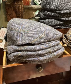 Harris tweed flatcap