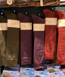 Falke dames kniekousen wol/katoenmix