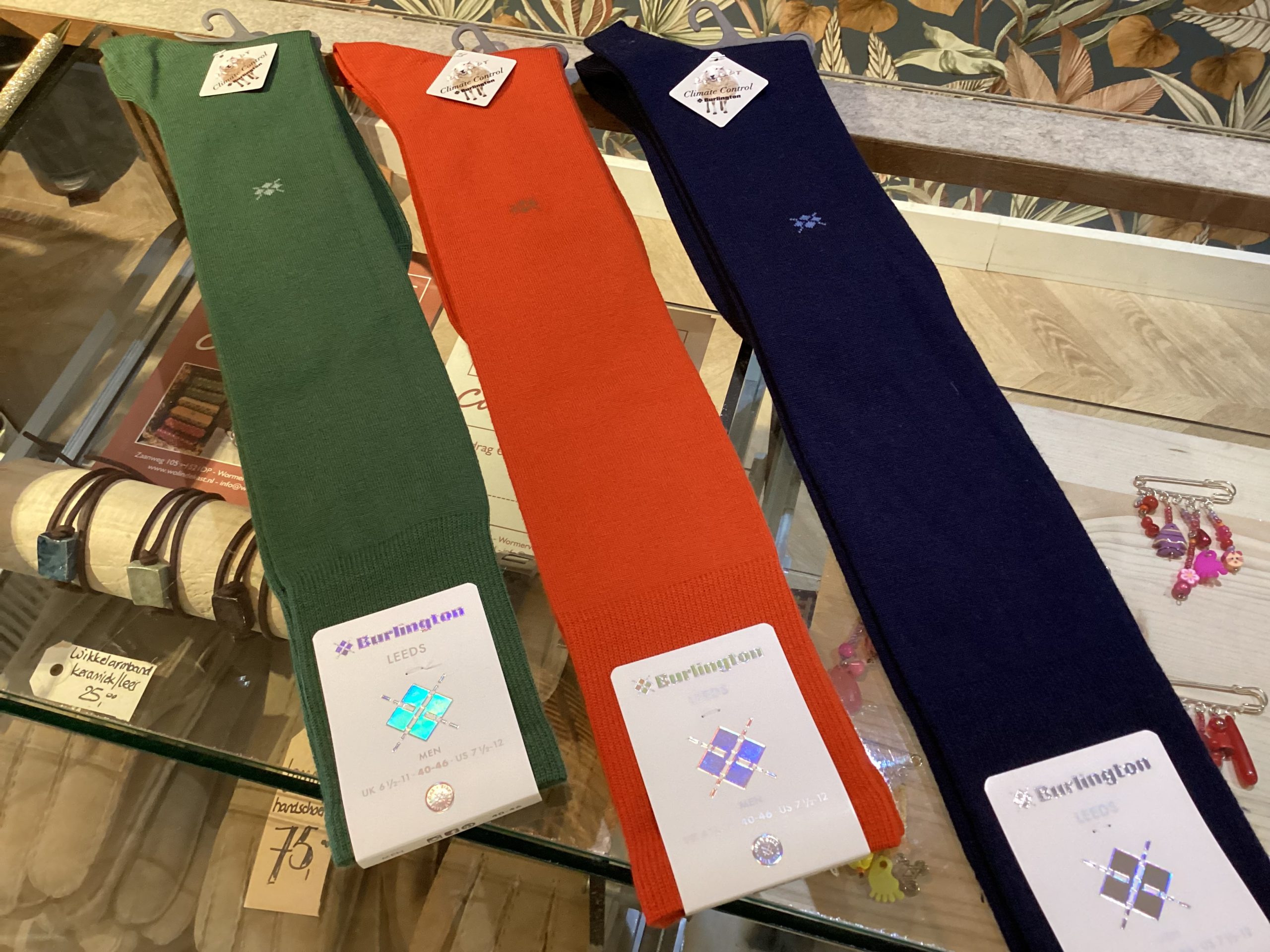 Burlington wolmix kniekous