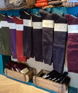 Falke dames kniekousen wol/katoenmix