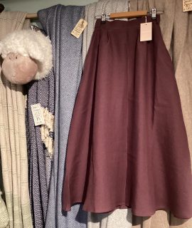 Linnen cirkelrok