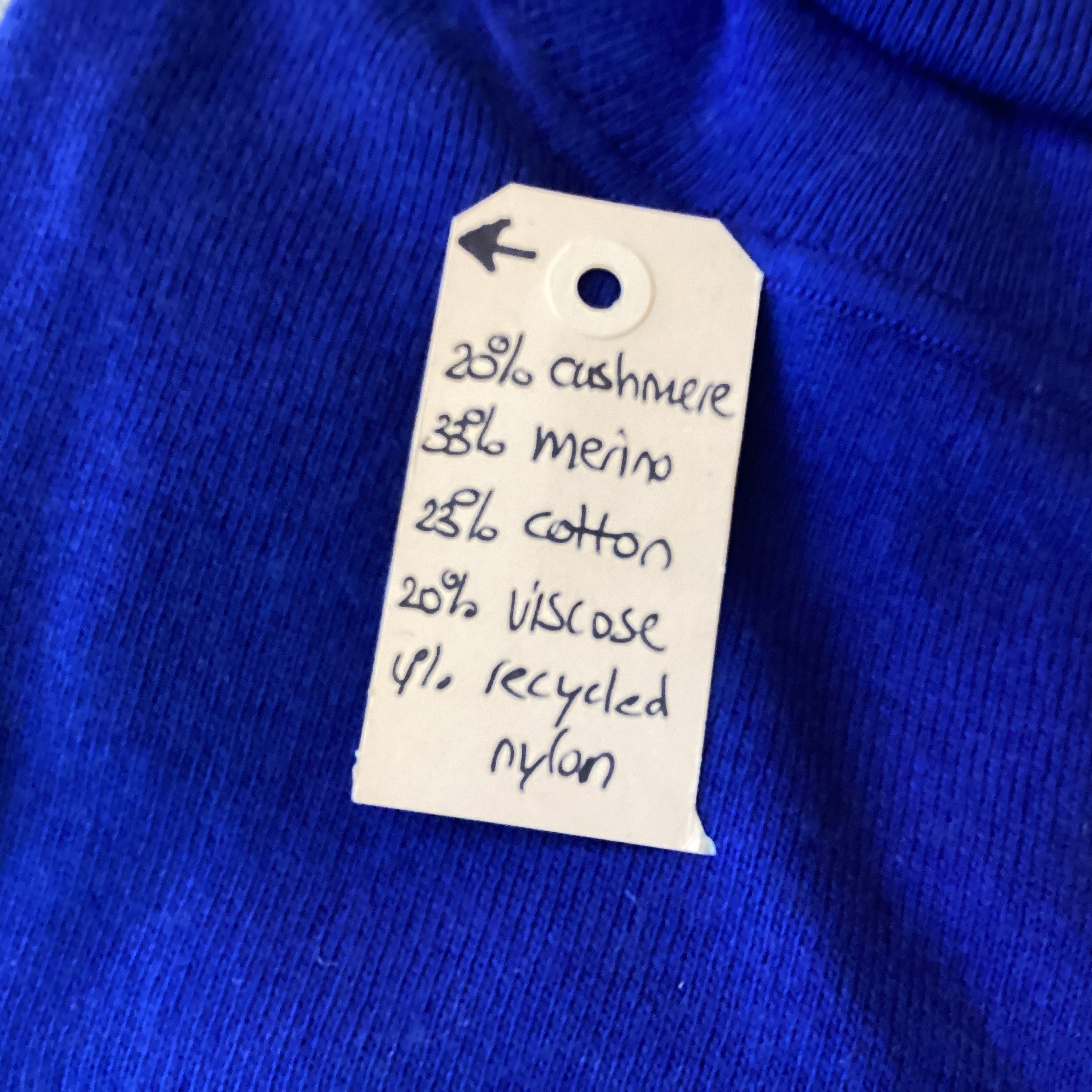 Coltrui van cashmere/merino/katoenmix (3 kleuren) OP=OP - Afbeelding 6