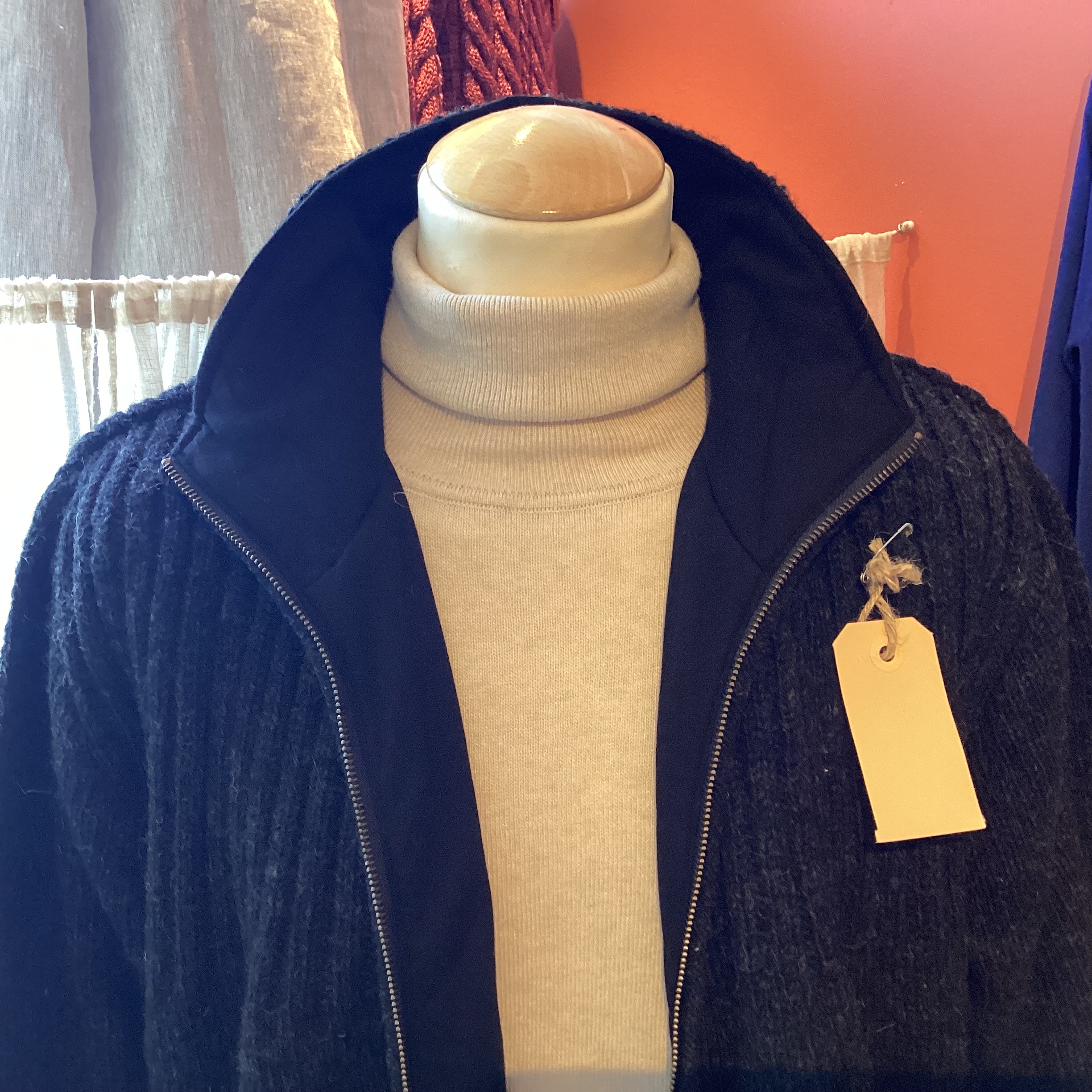 Coltrui van cashmere/merino/katoenmix (3 kleuren) OP=OP - Afbeelding 2