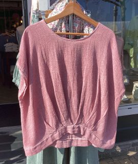Linnenmix blouse (meerdere kleuren)