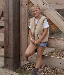 Baby/kinder bodywarmer met ritssluiting (2 kleuren)