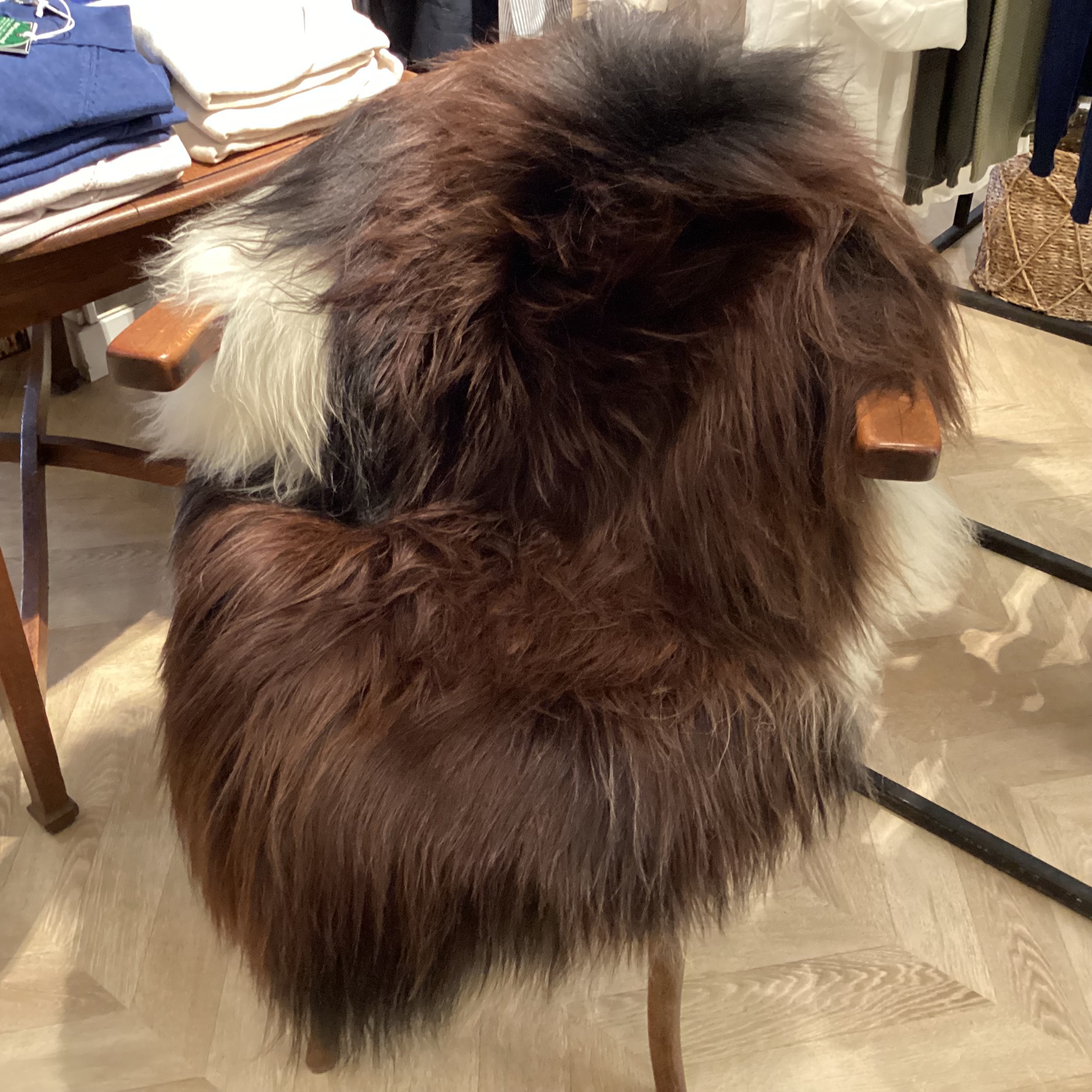 IJslandse schapenvacht naturel bruin