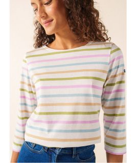 Saint James galathee dames shirt met 3/4 mouw