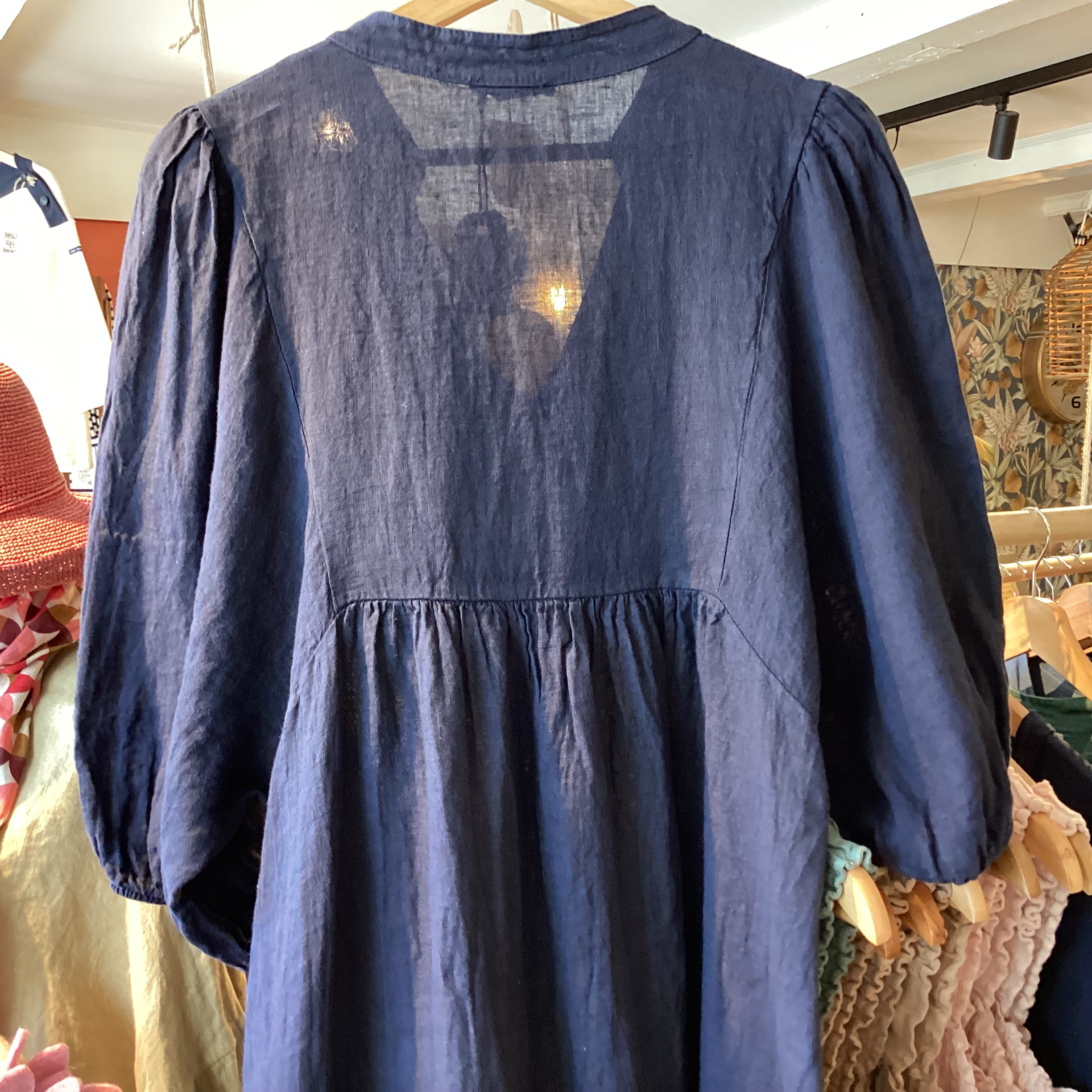 Linnen ‘boho’ jurk (meerdere kleuren) - Afbeelding 5