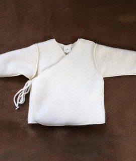 Wol-fleece baby vestje van Lille Barn