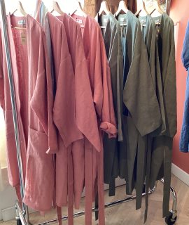 Linnen ‘kimono’ jas