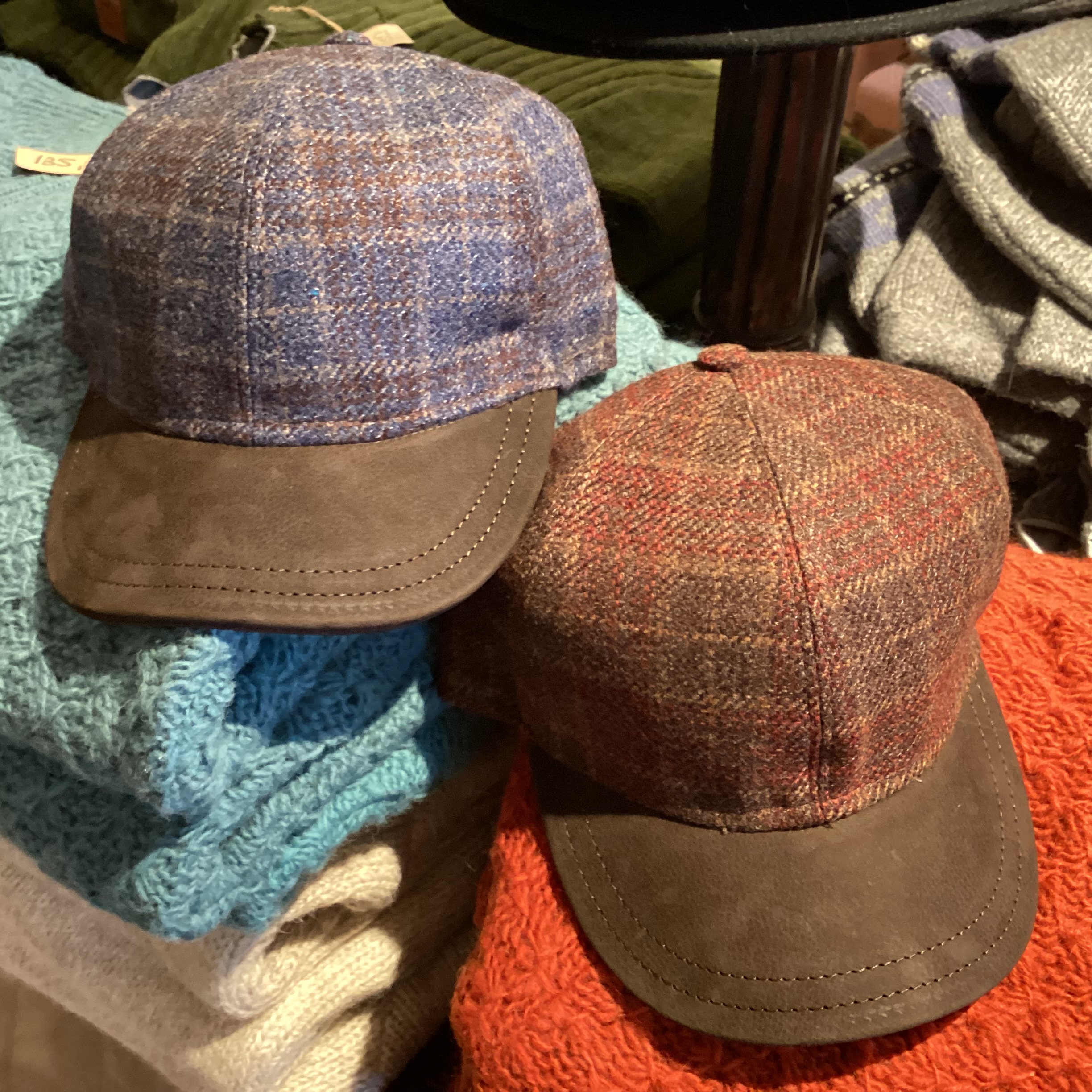 Tweed baseballcaps
