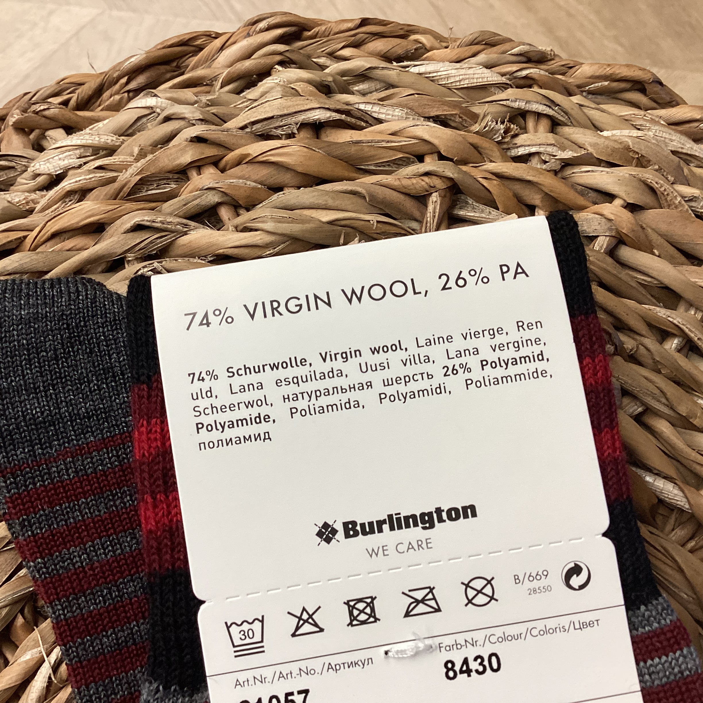 Burlington stripe 40-46 (wolmix) - Afbeelding 5