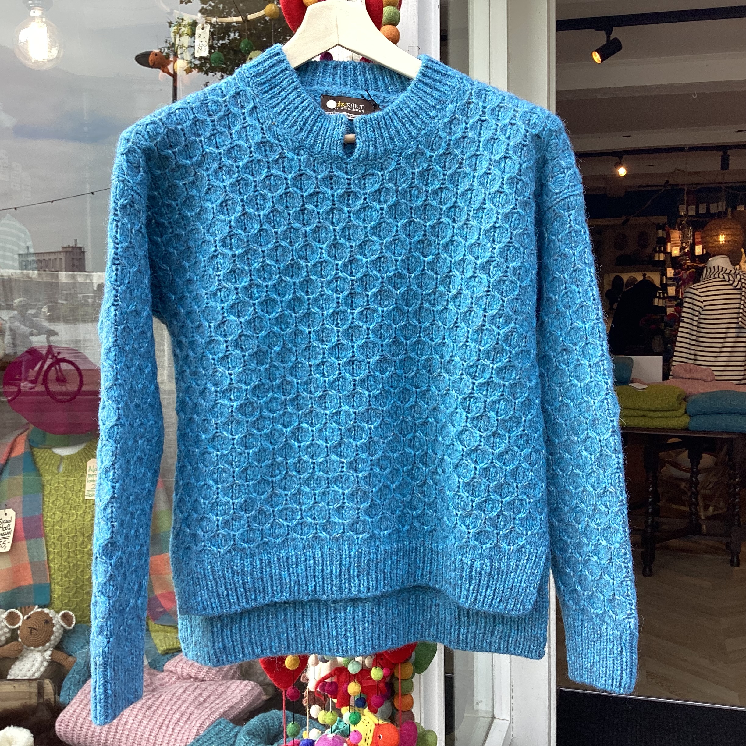 Fisherman dames trui met ronde hals (2 kleuren) - Afbeelding 5