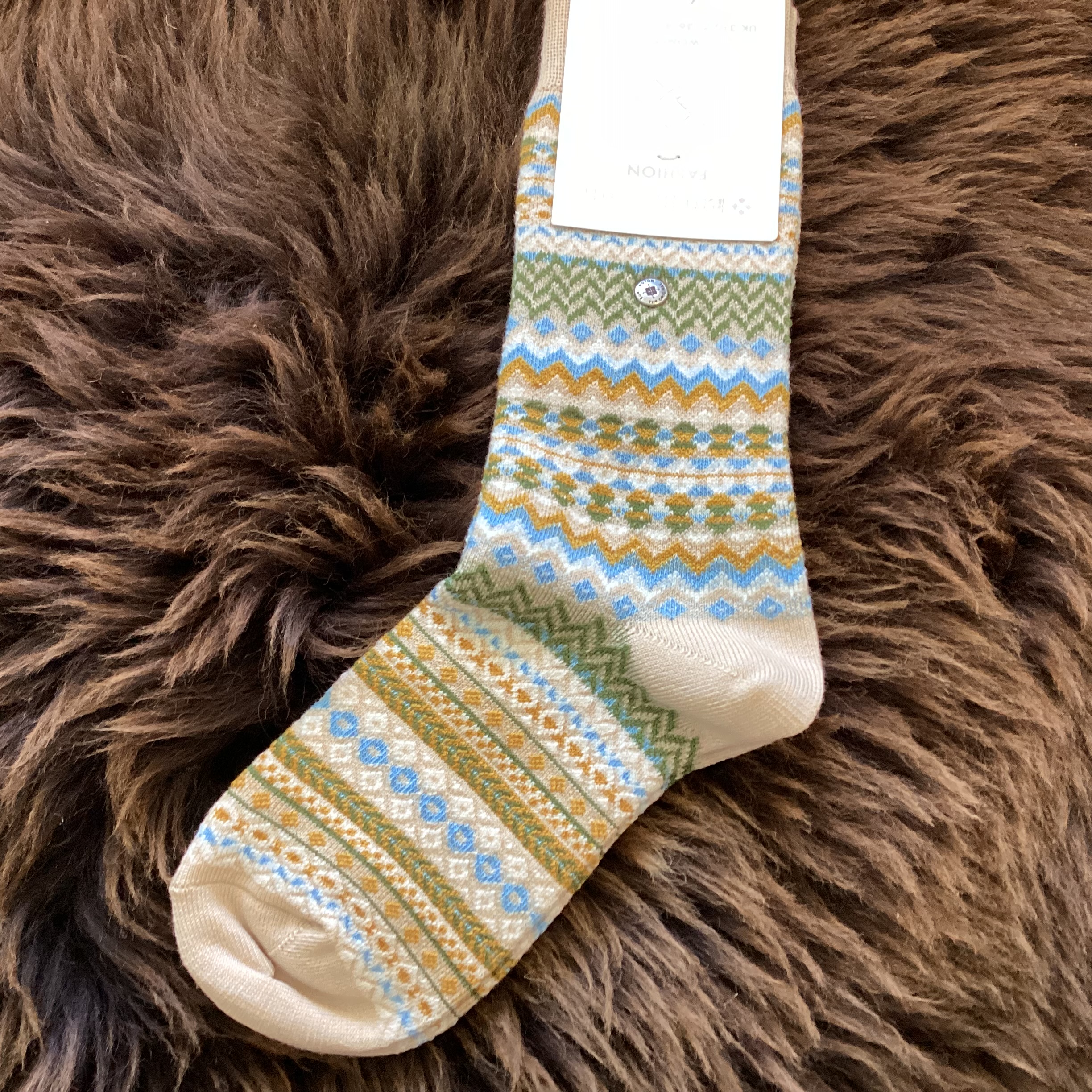 Burlington Fair Isle 36-41 (wolmix) - Afbeelding 3